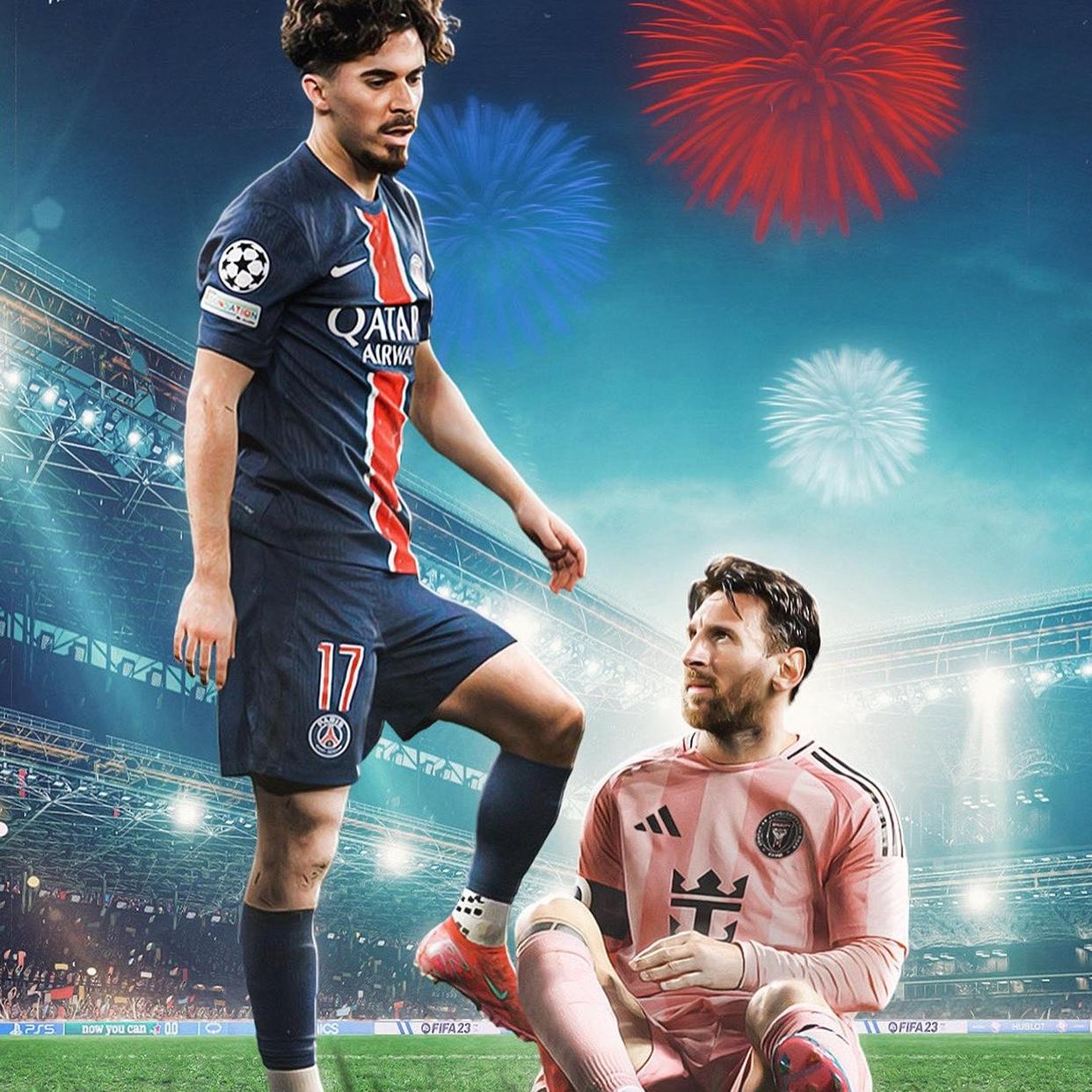 今晚欧冠焦点战，迈阿密热火远射贴柱，目标明确，团队化学反应显著